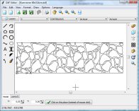 Le screenshot du logiciel DXF Editor 1.0